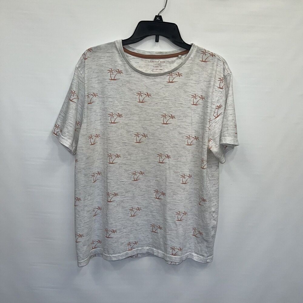 Cactus Man T-Shirt Adult Extra Large Multicolor 100% Cotton Ricky Singe Mens